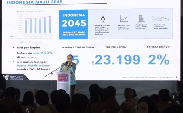  Hadiri IRS 2023, Mendag Zulhas Apresiasi Peran Peritel Majukan Ekonomi Indonesia